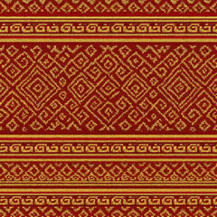 Seamless Lao traditional pattern background