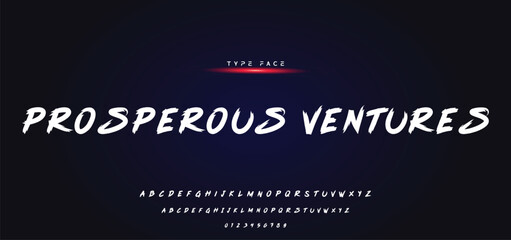 Best Alphabet Painting Paint Brush Beauty Script Logotype Font lettering handwritten