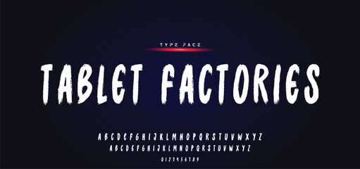 Best Alphabet Painting Paint Brush Beauty Script Logotype Font lettering handwritten