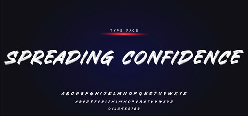 Best Alphabet Painting Paint Brush Beauty Script Logotype Font lettering handwritten