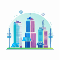 Smart City Sustainable Urban Development with Solar Energy