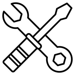 Maintenance line icon