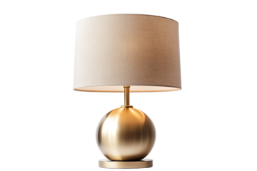 Antique lamp isolated on white. table lamp isolated on white