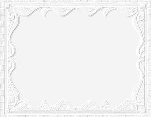 embossed image of frame