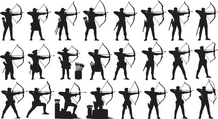 Abstract geometric silhouette shape isolated on transparent background