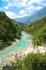 river in the mountains