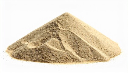 Pile of Sand Isolated on White Background