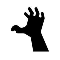 Obraz premium Frankenstein Head Bolts Detail Icon Vector Silhouette