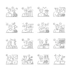 Take your hands on this creatively crafted money management hand drawn illustrations