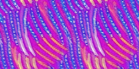 Bright tropical harlequin textured border. Summer vibe home decor for 60s style banner. 