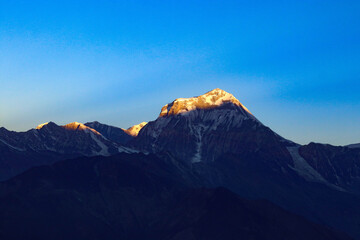 Sunrise Dhaulagiri Mountain View