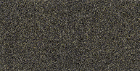 Embossed Fibrous Pattern Black Paper Texture