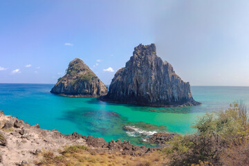 Beautiful and surreal brazilian landscape in island of Fernando de Noronha