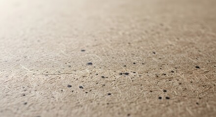 Closeup of a textured surface with dark spots abstract background.