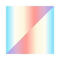 Square of pastel rainbow triangles