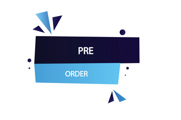 Print button ,web template ,pre order, banner label, vector symbol 


