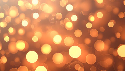Fototapeta premium Golden Bokeh Lights Abstract Background graphic design
