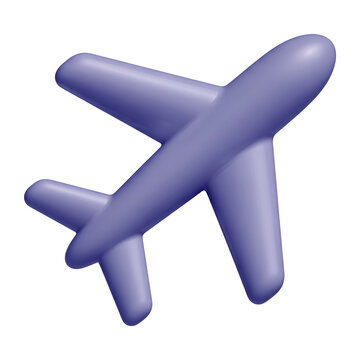 3D rendered airplane with soft lighting aircraft aviation