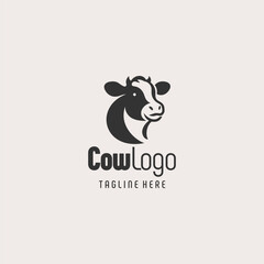 Strong Farm Cow Logo Artwork