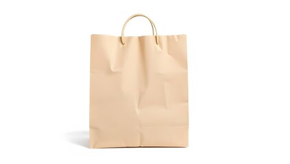 Paper Shopping Bag Isolated, Kraft paper shopping bag isolated &ndash; retail & eco packaging design