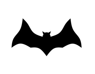 bat icon vector on white background