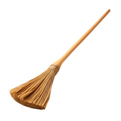 Broomstick prop isolated on transparent background