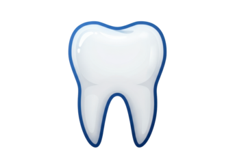 Isolated premolar tooth, dental care, stomatology, dentistry, molar, oral hygiene icon