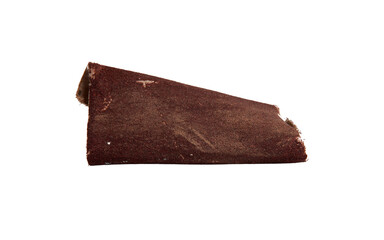 Gritty brown sandpaper fragment, essential tool for crafting and renovation.