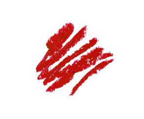 Bold red textured strokes black, perfect for makeup or art backgrounds.