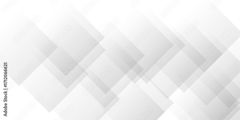 Poster abstract minimal geometric white and gray light background design. white transparent material in tri