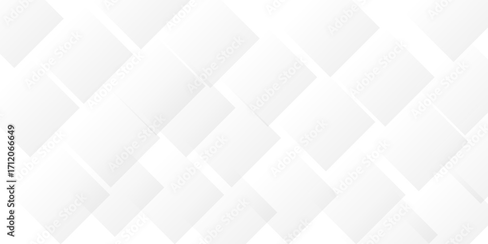 Poster abstract minimal geometric white and gray light background design. white transparent material in tri