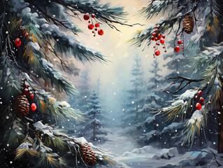 Superb Selection of realistic and golden christmas ornaments