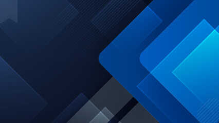 Blue Dark Abstract Background Zoom Virtual Background - 1