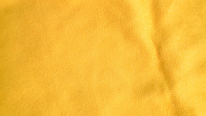 Texture of fabric in yellow color