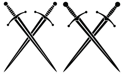 two crossed swords