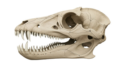 Isolated Dinosaur Fossil Skull, Prehistoric Creature, Paleontology Find, Archeology Discovery