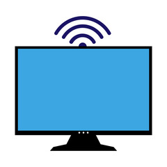Smart TV Icon, Simple Icon Vector Design, best used for presentation, application, web and banner