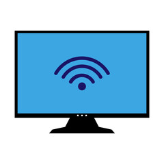 Smart TV Icon, Simple Icon Vector Design, best used for presentation, application, web and banner