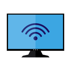 Smart TV Icon, Simple Icon Vector Design, best used for presentation, application, web and banner