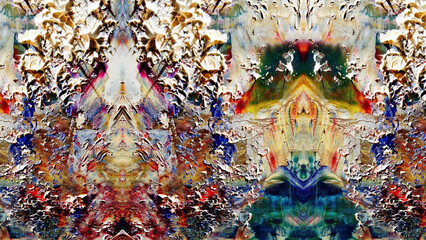 Abstract art background . Hand painting artwork on canvas .