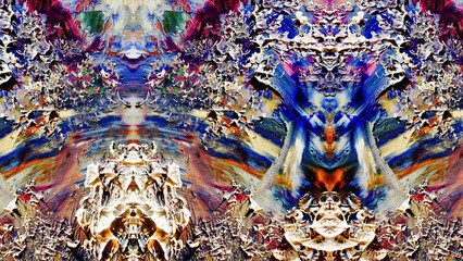 Abstract art background . Hand painting artwork on canvas .