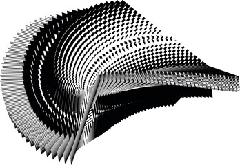 op art modern background, creative dynamic pattern, vector design element