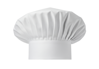 Isolated Chef's Hat Culinary Professional Uniform for Cooking Professionals Food Experts