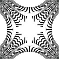 op art modern background, creative dynamic pattern, vector design element