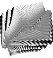 op art modern background, creative dynamic pattern, vector design element