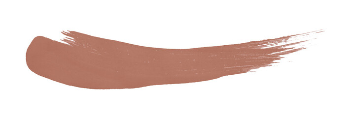 brown watercolor background. Artistic hand paint. Isolated on transparent background.