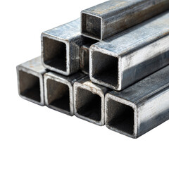 Stacked square metal pipes (1)