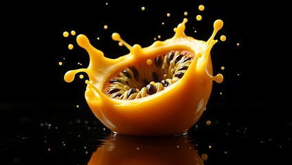 Golden Splash of Flavor