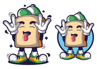 White beard cartoon illustration