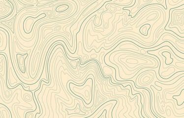 Abstract beige pattern, similar to a topographic map. Contour lines, minimalism, and geometry. For backgrounds, design, posters, packaging, and modern decorative projects.
